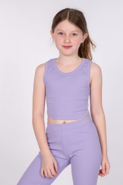 Топ для девочки 21242 - лавандовый (НТ)