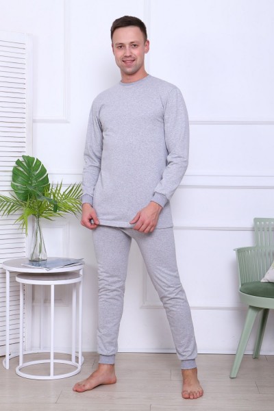 1056 Костюм мужской домашний - серый (НТ)