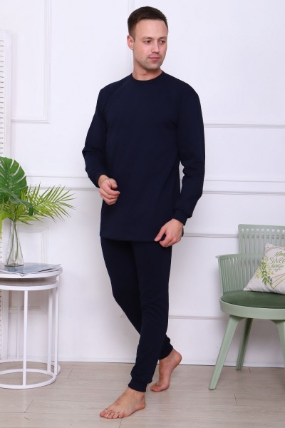 1056 Костюм мужской домашний - синий (НТ)