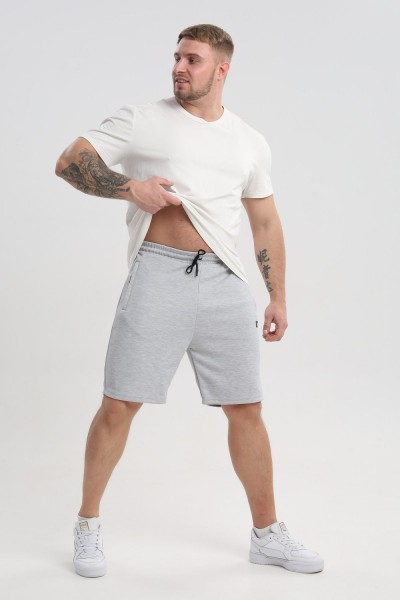 16 Шорты мужские - серый меланж (НТ)