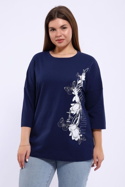 Туника 80045 - темно-синий (НТ)