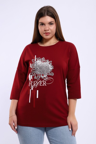 Туника 80044 - бордовый (НТ)