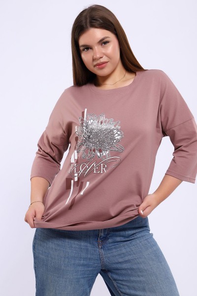 Туника 80044 - лиловый (НТ)