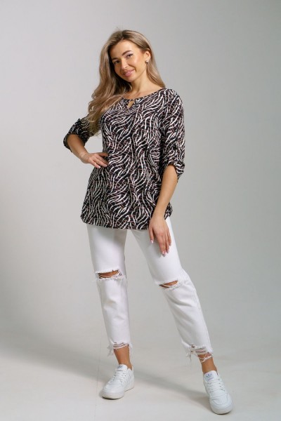 Туника 36942 - коричневый (НТ)