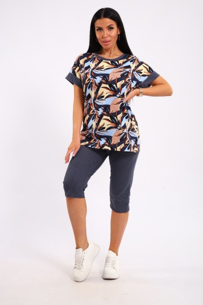 Костюм женский 246 - голубой (НТ)