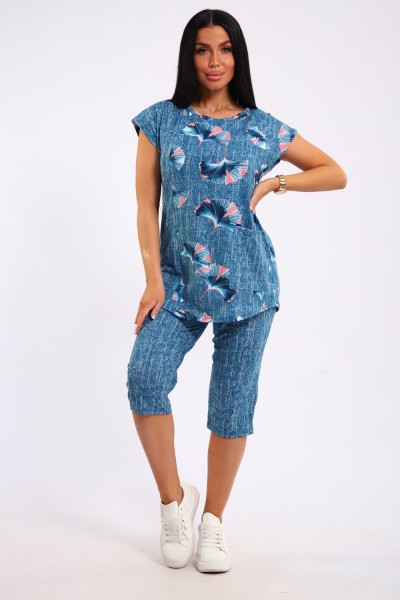 Костюм женский 244 - светло-синий (НТ)