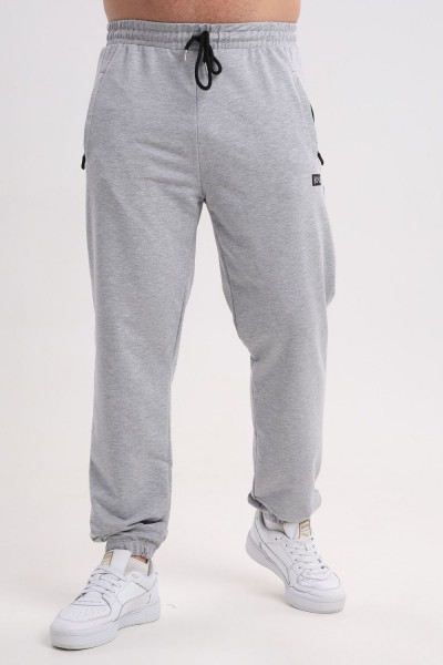 12 Брюки мужские с резинками - серый меланж (НТ) 12 Брюки мужские с резинками - серый меланж (НТ)