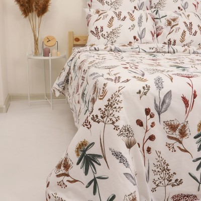 Пододеяльник перкаль Французский шик-1 - белый (НТ)