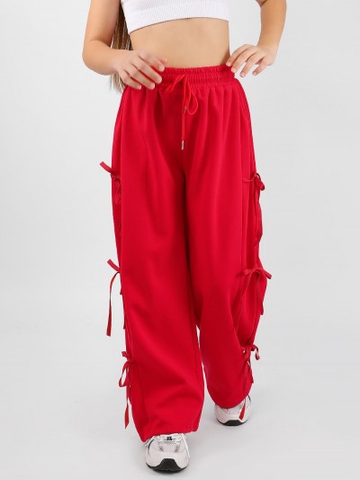 Брюки для девочки Соль&Перец SP2733 - красный (НТ) Брюки для девочки Соль&Перец SP2733 - красный (НТ)