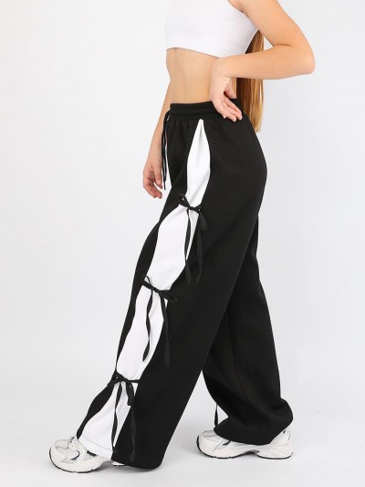 Брюки для девочки Соль&Перец SP2733 - черно-белый (НТ) Брюки для девочки Соль&Перец SP2733 - черно-белый (НТ)