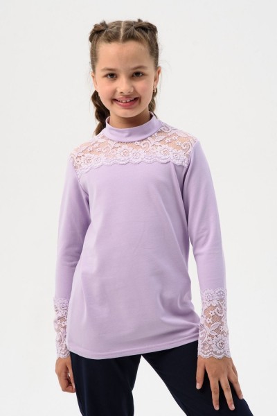 Кружевница блузка детская - сирень (НТ)
