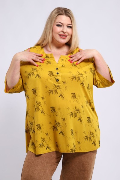 Женская туника 31977 - желтый (НТ)