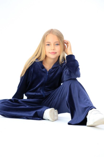 Костюм детский Велюр КДВелюр - синий (НТ)