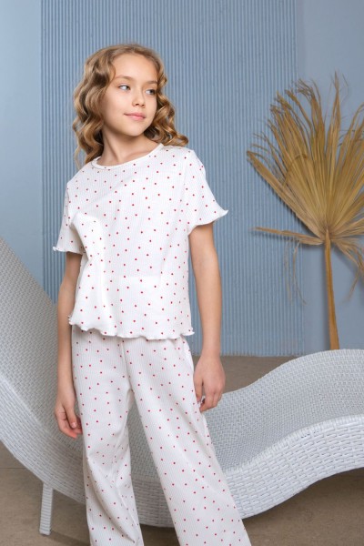 Пижама для девочки Сонюшка - белый (НТ)