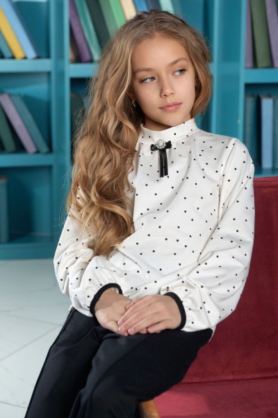 Блузка Анастасия - молочный (НТ)