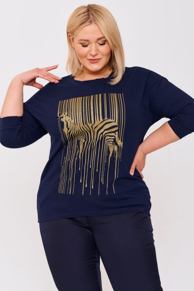 Кофта женская Exotic - синий (НТ)