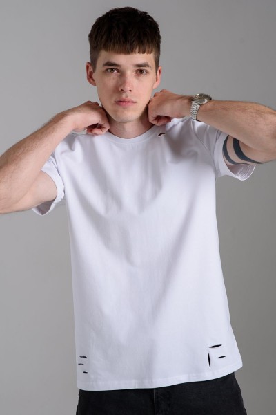 7479 Футболка мужская - белый (НТ)