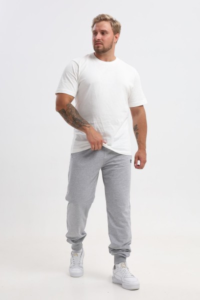 17 Брюки мужские с манжетом - серый меланж (НТ) 17 Брюки мужские с манжетом - серый меланж (НТ)