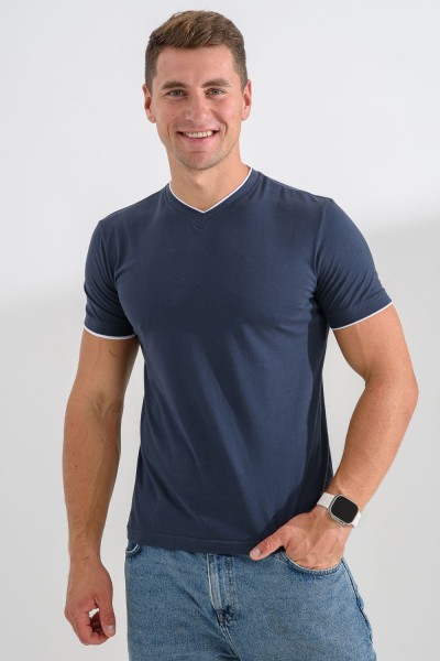 Футболка мужская 14490 - антрацит (НТ)