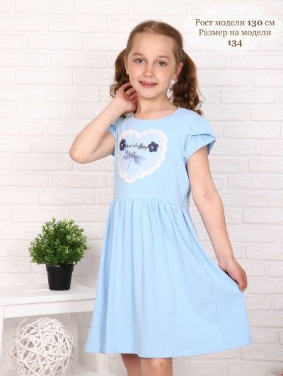 Платье Мгновение детское - голубой (НТ)
