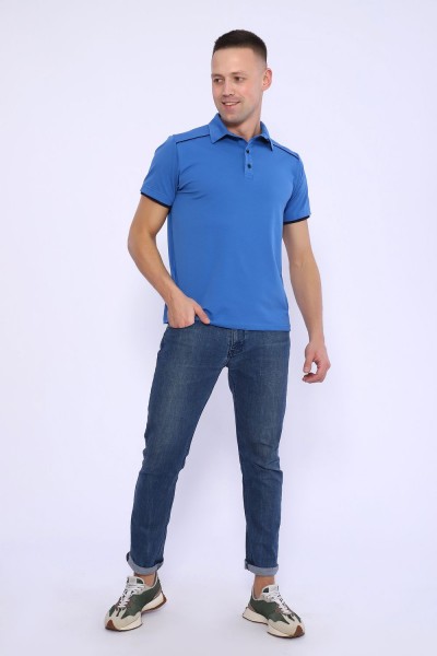 Поло 30 - синий (НТ)