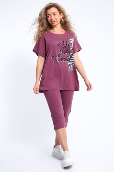 Костюм ЕКБ-1077 - брусничный (НТ)