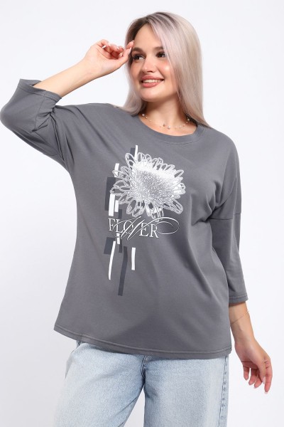 Туника 80044 - серый (НТ)