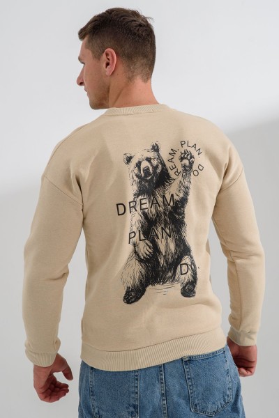 8559 свитшот мужской - бежевый+мечты (НТ)