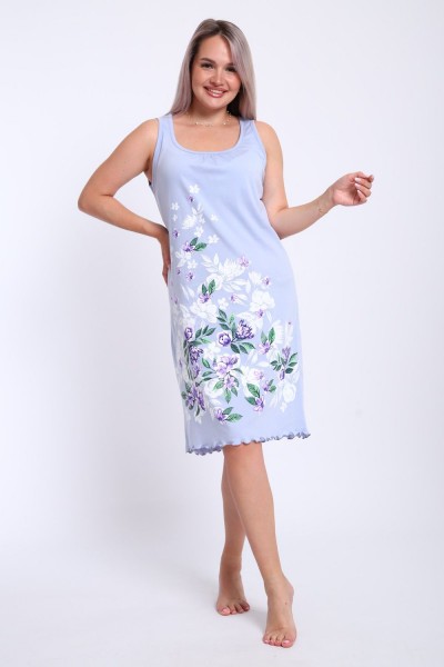 Сорочка женская 267 - голубой (НТ) Сорочка женская 267 - голубой (НТ)