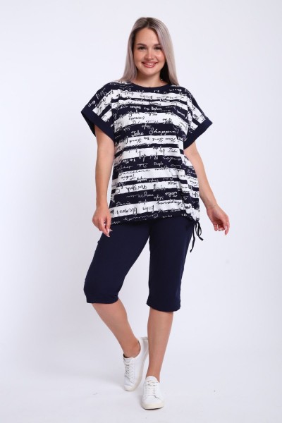 Костюм женский 264 - темно-синий (НТ)