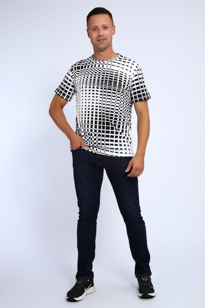 Футболка мужская 24283 - белый (НТ)