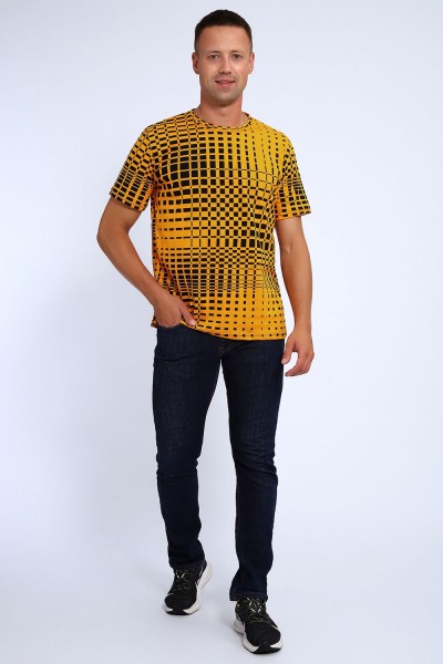 Футболка мужская 24283 - желтый (НТ)