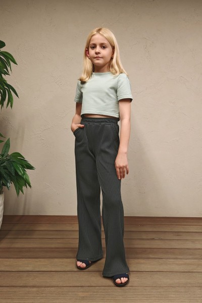 83918 брюки детские лапша - серый (НТ)