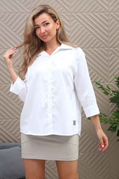 1071 Рубашка женская - белый (НТ) 1071 Рубашка женская - белый (НТ)