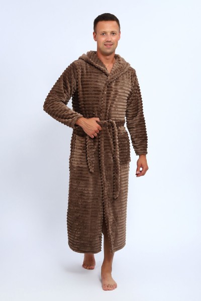 халат мужской 5729 - коричневый (НТ) халат мужской 5729 - коричневый (НТ)