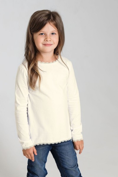 Лонгслив Анастасия - белый (НТ)