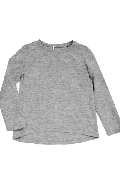 Лонгслив Ксю - серый меланж (НТ)