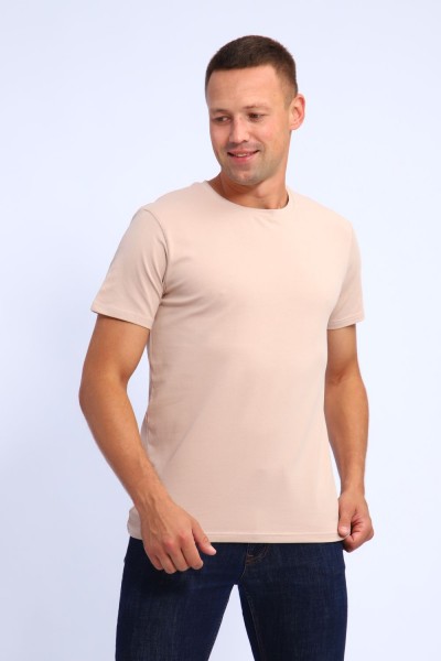 Футболка 019 - бежевый (НТ)