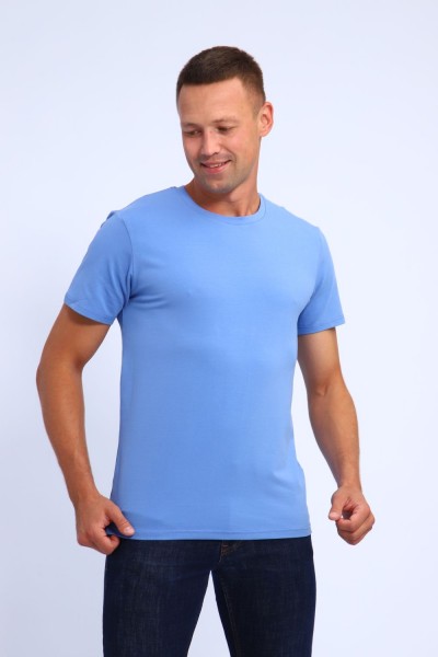 Футболка 019 - голубой (НТ)
