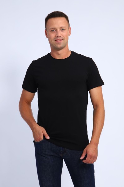 Футболка 019 - черный (НТ)