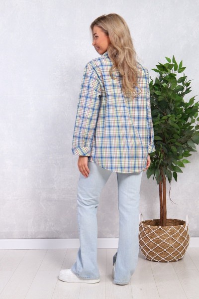 1072 Рубашка женская - бежевый (НТ)