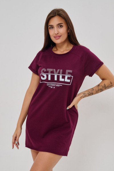Туника женская 88542 - бордовый (НТ)
