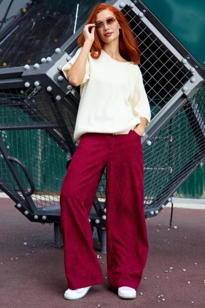 Брюки женские Вельвет М Арт. 10552 (LD)