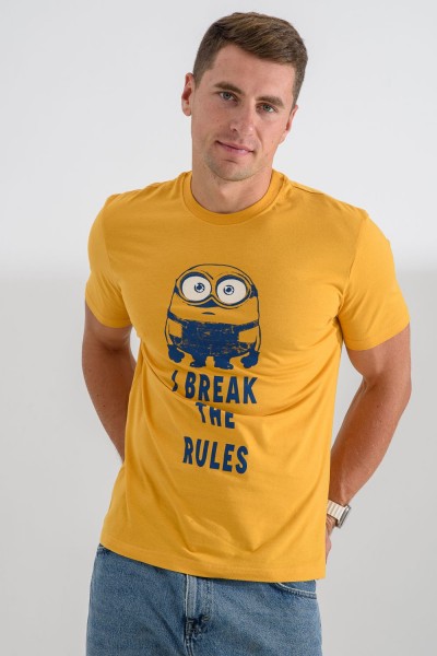 8567 футболка унисекс - желтый+Миньон (НТ)