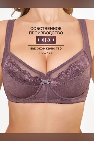 Бюстгальтер кружевной MARIA 2801 OIRO - фиолетовый (НТ)