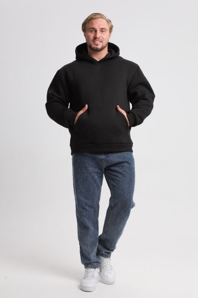 19 Худи мужское - черный (НТ)