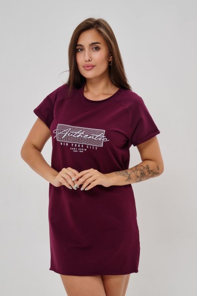 Туника женская 88541 - бордовый (НТ)