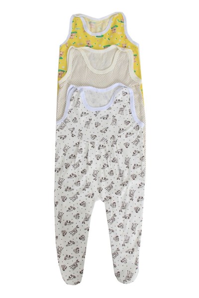 Набор ползунков на грудке кулирка 3шт. НБ-ПЗГР (НТ) Набор ползунков на грудке кулирка 3шт. НБ-ПЗГР (НТ)