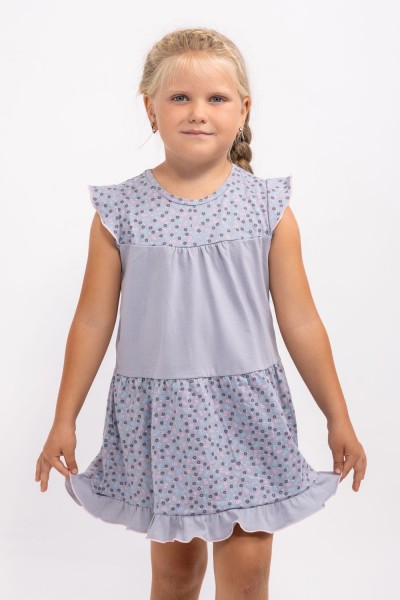 Платье детское 85552 - серый (НТ)