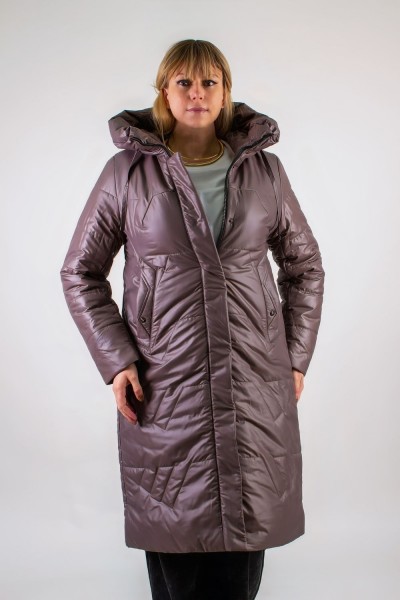 Куртка с верблюжьей шерстью арт.217 - коричневый (НТ)